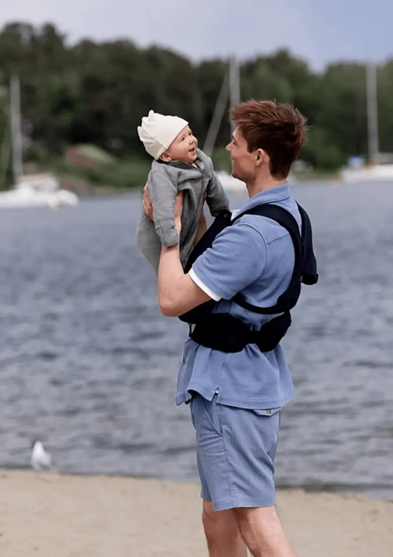 Babytrage mit Reißverschluss 'Huddle' Black