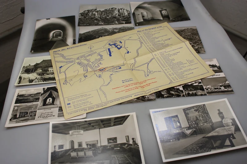 Nr. 11 Postkarten + Berghofführer aus den 60er Jahren