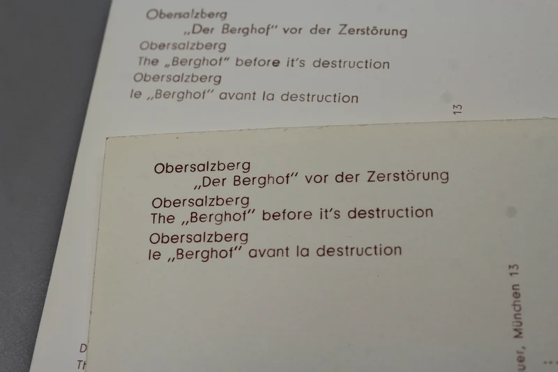 Nr. 11 Postkarten + Berghofführer aus den 60er Jahren