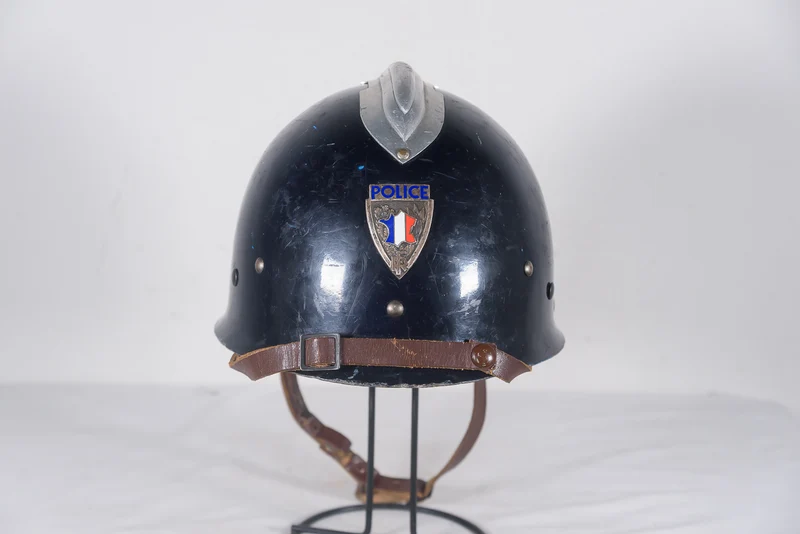 Französischer Polizeihelm aus den 60er Jahren