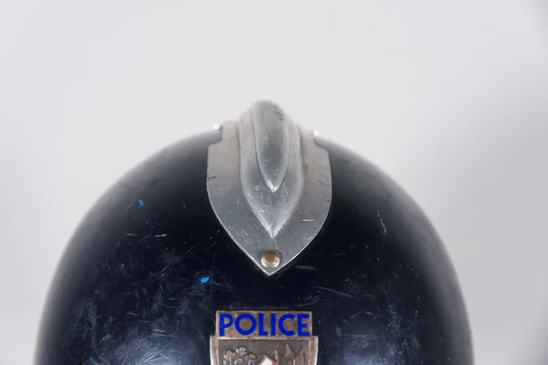 Französischer Polizeihelm aus den 60er Jahren