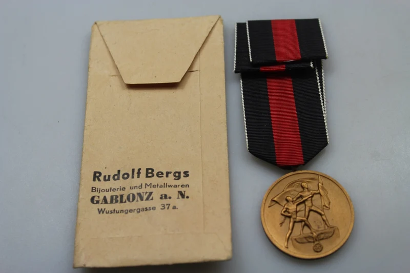 Medaille vom 1. Oktober 1938 – Annexion des Sudetenlandes