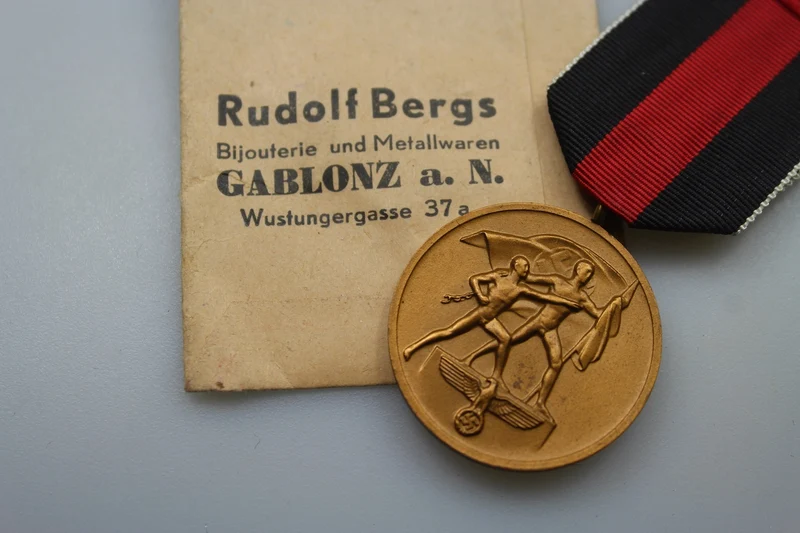 Medaille vom 1. Oktober 1938 – Annexion des Sudetenlandes