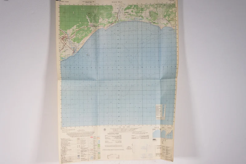 US-Armee Vietnam – Topografische Karte von Ham-Tan (USA)