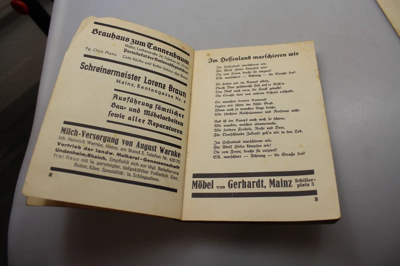 NS-Liederbuch – Nationalsozialistische Liederbücher