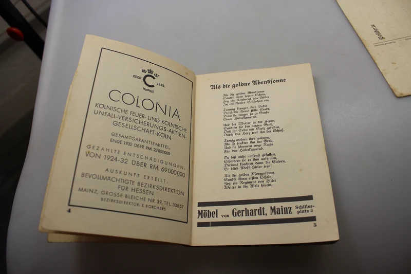 NS-Liederbuch – Nationalsozialistische Liederbücher