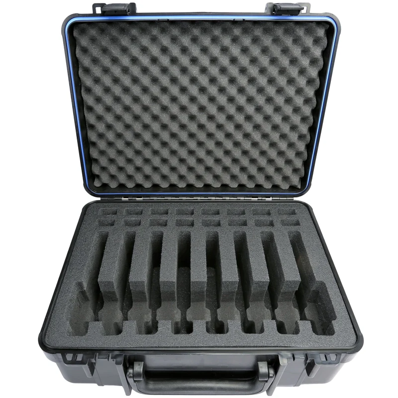 D-Tap 8 Hartschalenkoffer für 8 Handfeuerwaffen (17.8 x 12.8 x 6.8 Zoll)