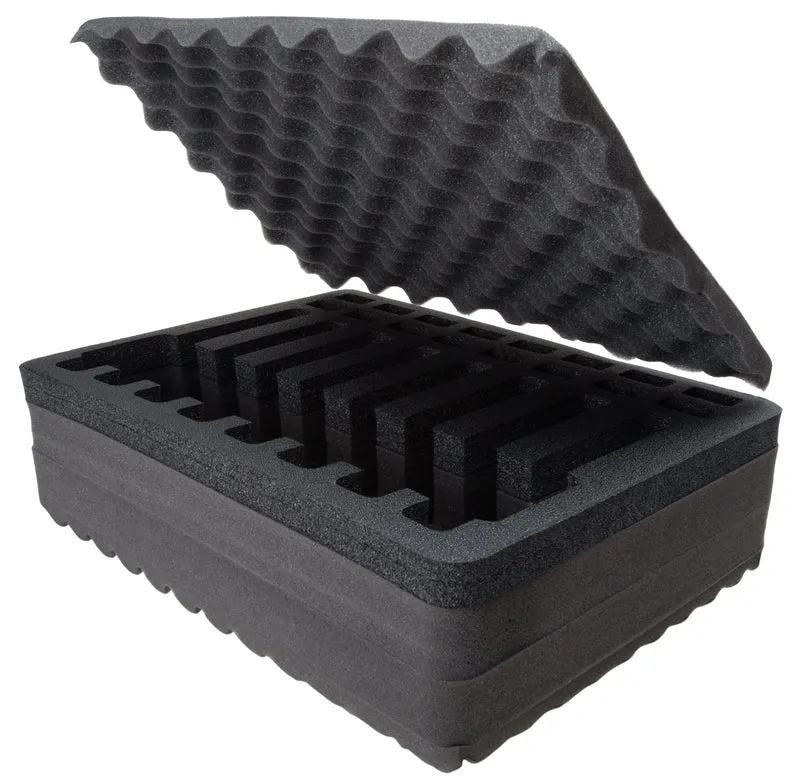 D-Tap 8 Hartschalenkoffer für 8 Handfeuerwaffen (17.8 x 12.8 x 6.8 Zoll)