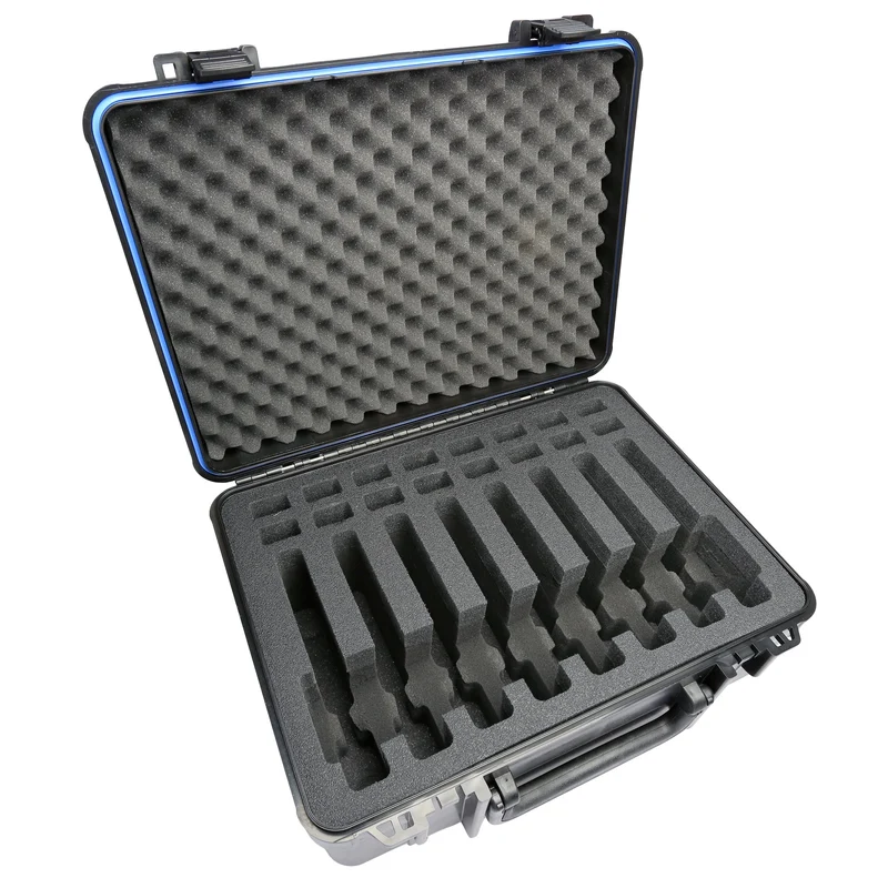 D-Tap 8 Hartschalenkoffer für 8 Handfeuerwaffen (17.8 x 12.8 x 6.8 Zoll)