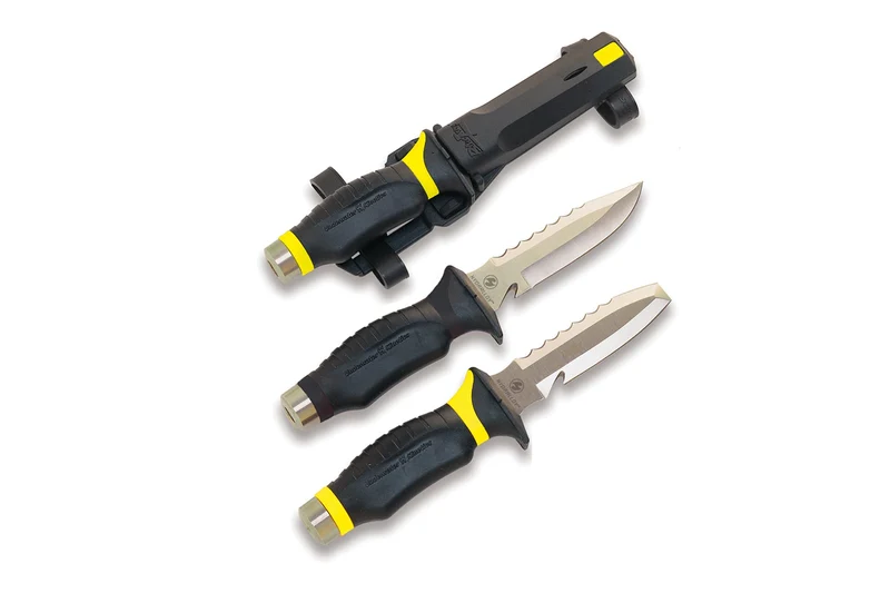 Blue Tang Hydralloy Tauch- und Rettungsmesser