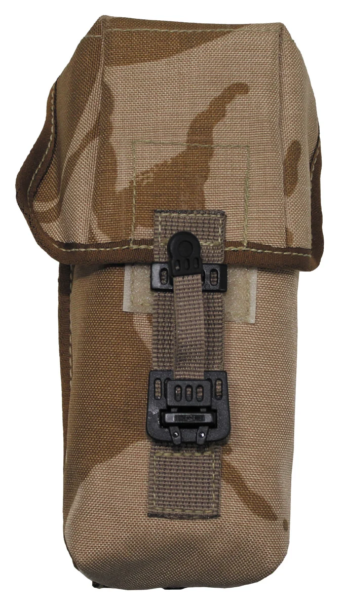Brit. Munitionstasche, MOLLE, DPM desert, gebr.