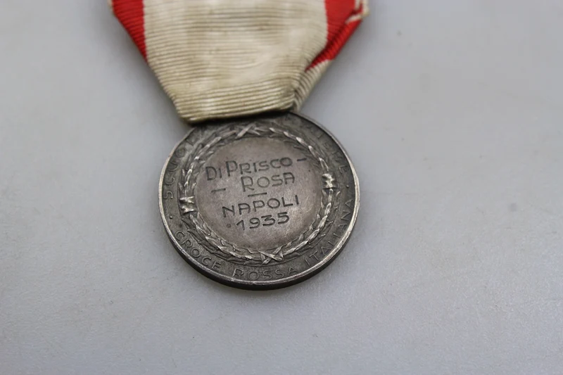Italienische Rotkreuzmedaille – Neapel 1935