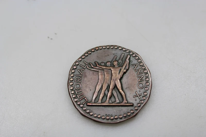Nicht tragbare Littoriali-Medaille – Jahr X