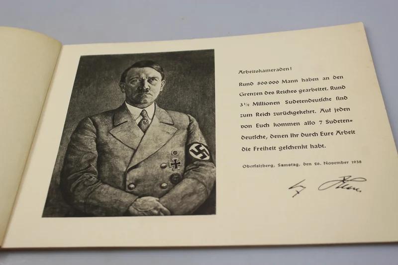 Broschüre/ Urkunde RAD - 1938