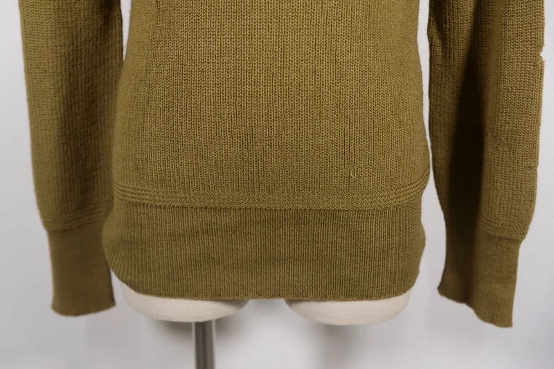 US-Army-Wollpullover aus dem Zweiten Weltkrieg – „5-Knopf“-Pullover