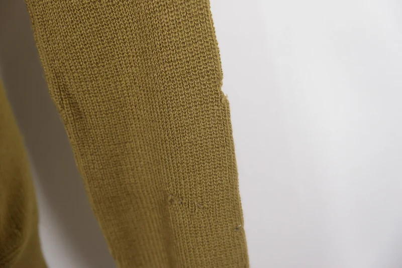 US-Army-Wollpullover aus dem Zweiten Weltkrieg – „5-Knopf“-Pullover