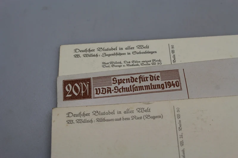 #3 W.Willrich Postkarten Serie „Blutabel in der Welt“.