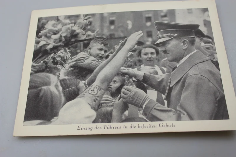 Postkarte Adolf Hitler WHW 1938/39
