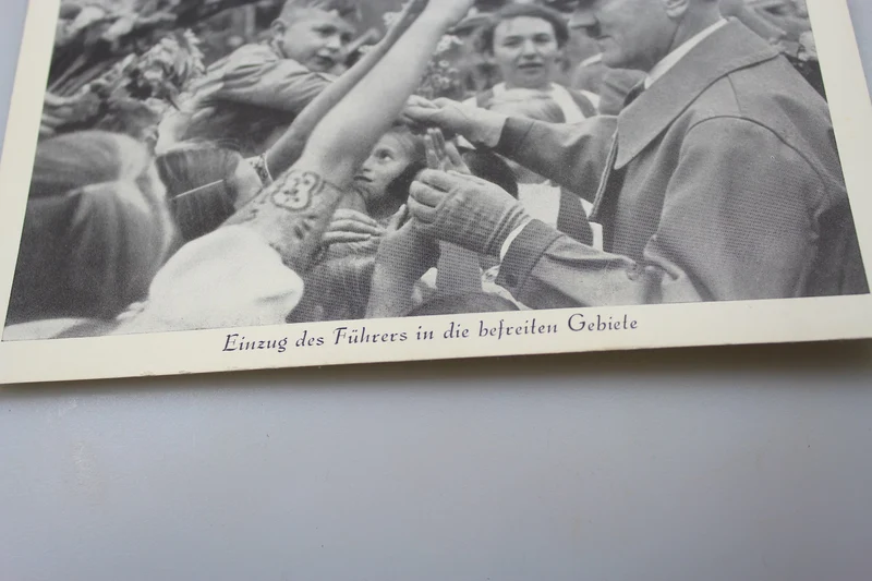 Postkarte Adolf Hitler WHW 1938/39