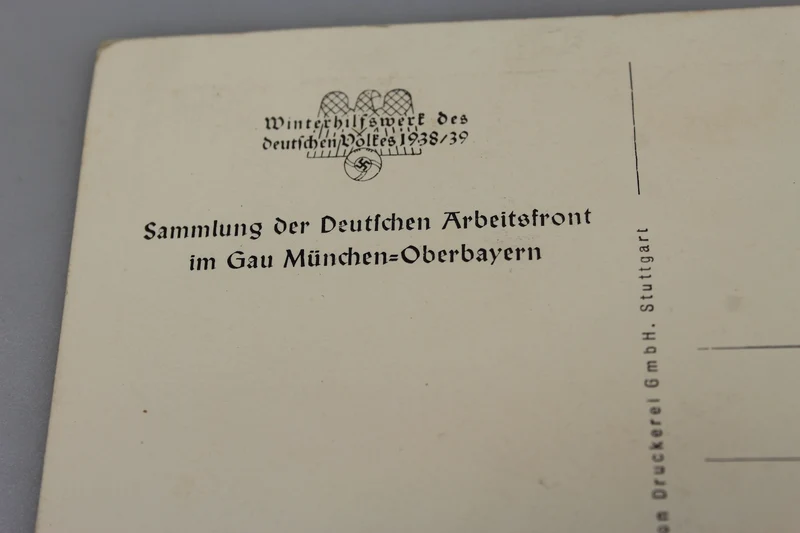 Postkarte Adolf Hitler WHW 1938/39