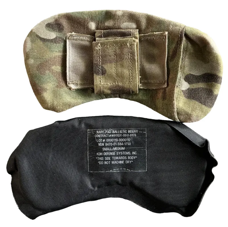 US Army Helmet Ballistic NAPE Pad MICH, ACH, ECH Protector Pad