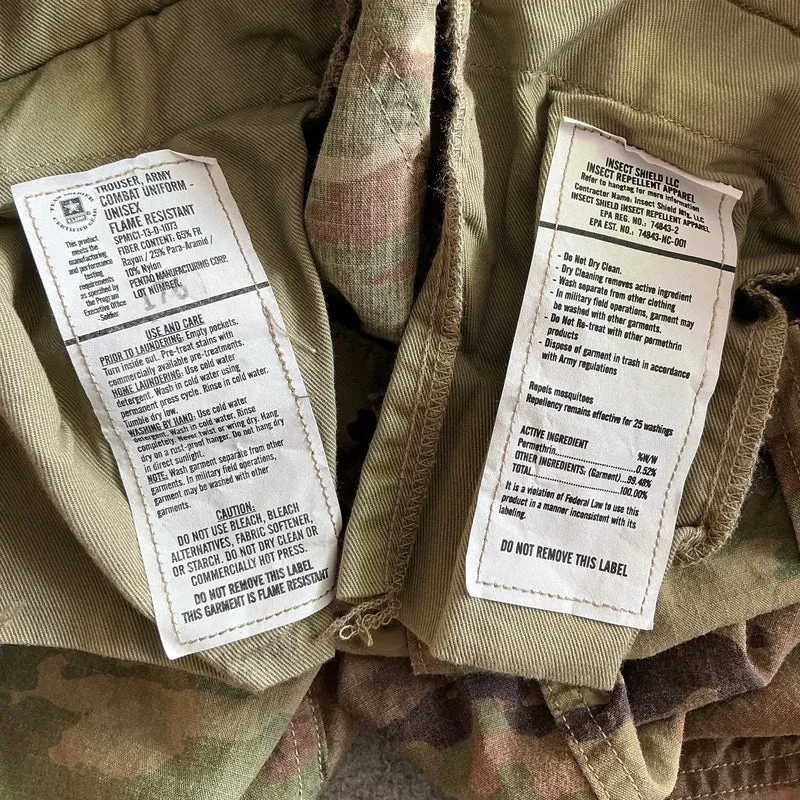 US Army FRACU Trouser Einsatzhose Flame Resistant OCP MultiCam Neuwertig