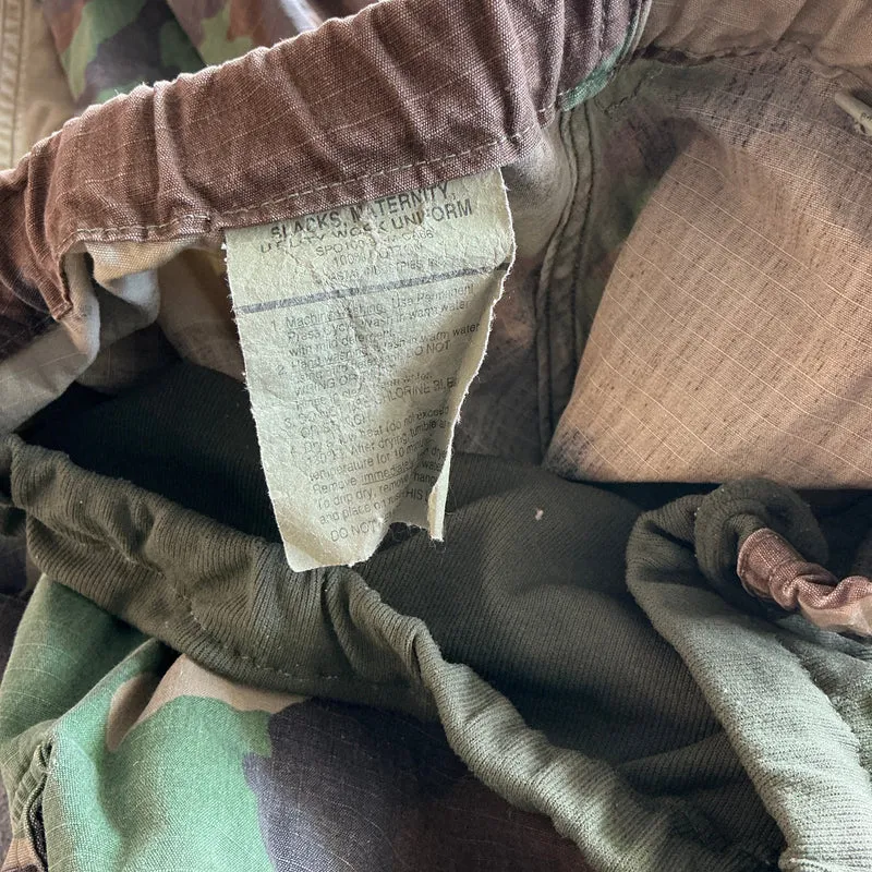 US Army Maternity Slacks Pant Umstandshose Schwangerschaftshose Woodland 16R (44/46)