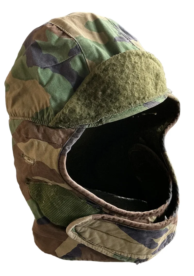 US Army Cap, Cold Weather, Insulating Helmet Liner M-65 Kälteschutzmütze Woodland Wintermütze