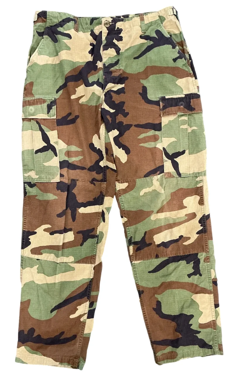 US Army Trousers, Hot Weather, BDU Feldhose Heißwetter Hose / Woodland Ripstop