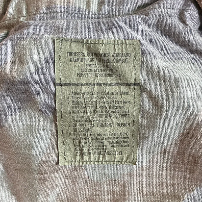 US Army Trousers, Hot Weather, BDU Feldhose Heißwetter Hose / Woodland Ripstop