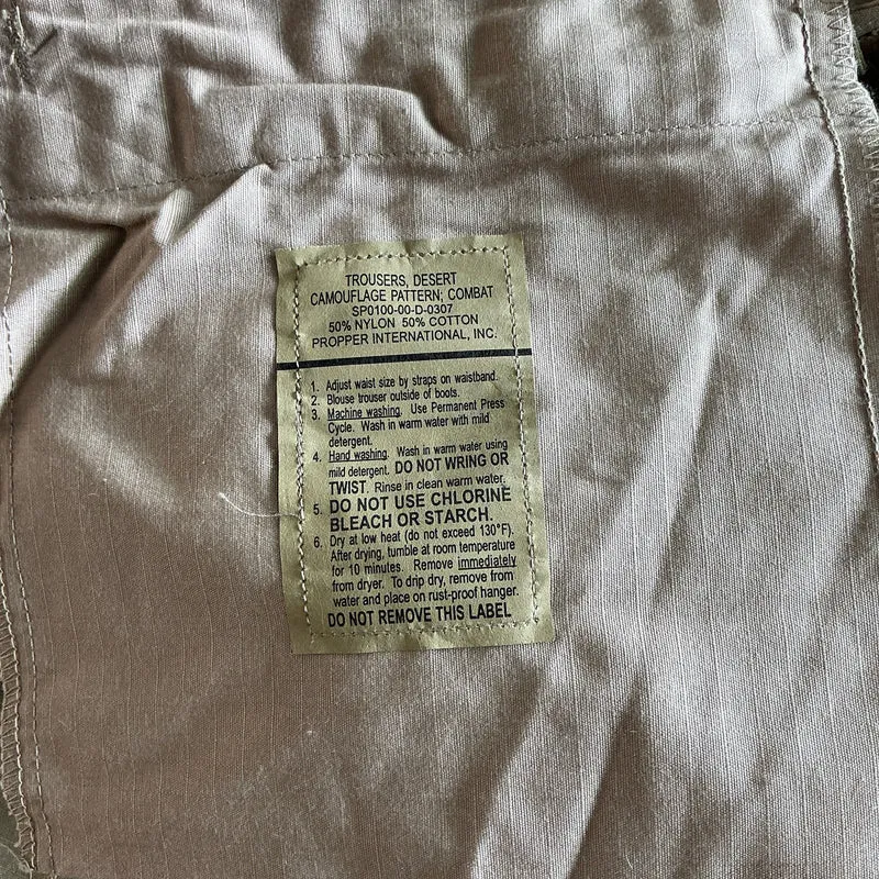 US Army / USGI Trousers BDU Kampfhose Einsatzhose DCU 3-Color Desert Wüstentarn Hose