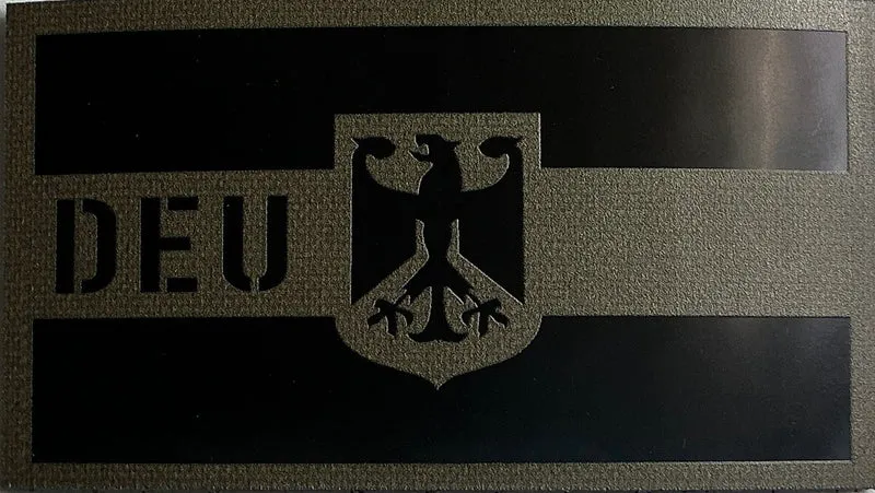 IR Infrarot Patch DEU Deutschland 9x5cm