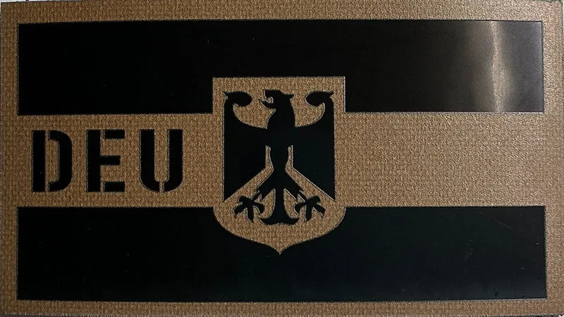 IR Infrarot Patch DEU Deutschland 9x5cm