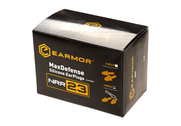 Earmor - MaxDefense Silicone Ear Plugs M04