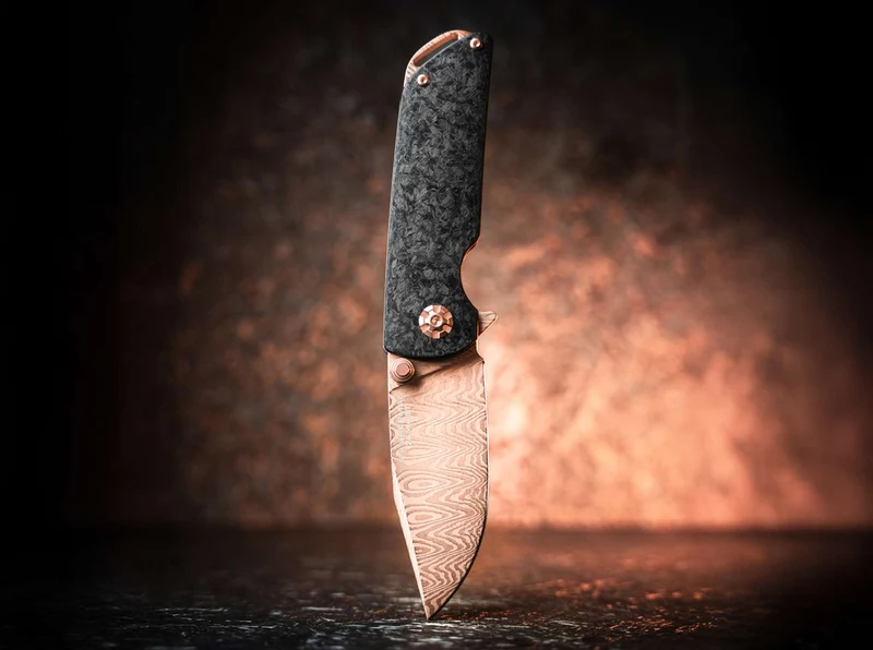 Böker - M4 Sherman Damast Rose Gold