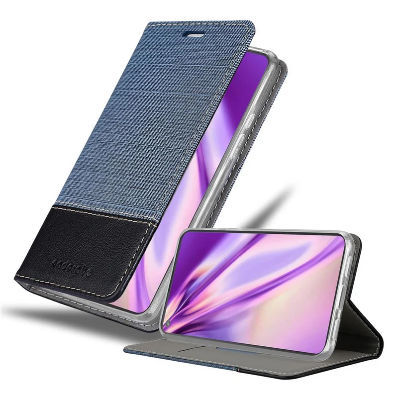 Cadorabo Hülle kompatibel mit Google PIXEL 5 XL Schutzhülle mit Magnetverschluss, Standfunktion und Kartenfach