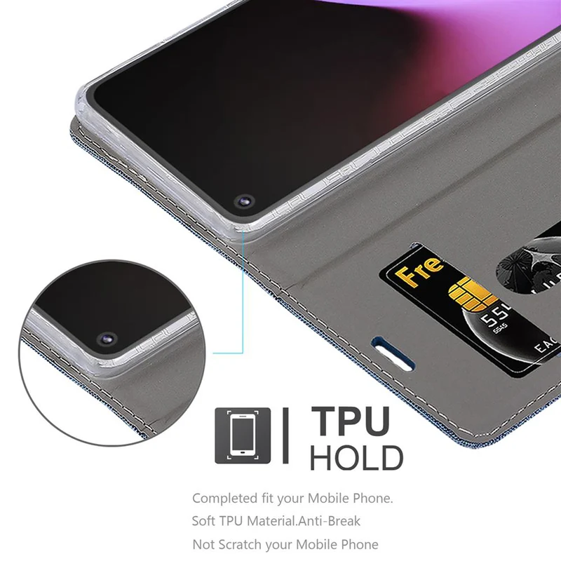 Cadorabo Hülle kompatibel mit Google PIXEL 5 Schutzhülle mit Magnetverschluss, Standfunktion und Kartenfach