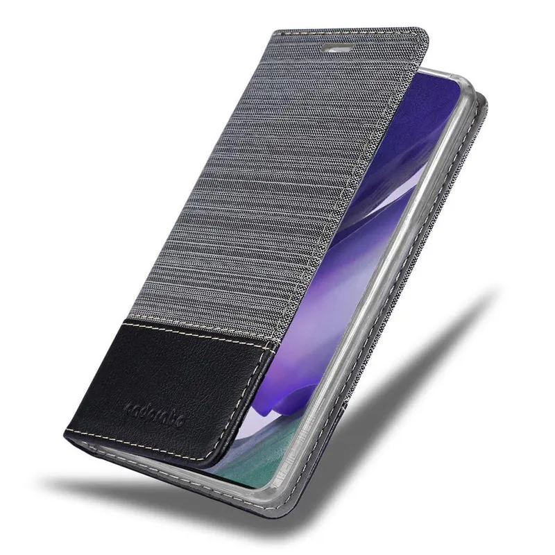 Cadorabo Hülle kompatibel mit Samsung Galaxy NOTE 20 PLUS Schutzhülle mit Magnetverschluss, Standfunktion und Kartenfach