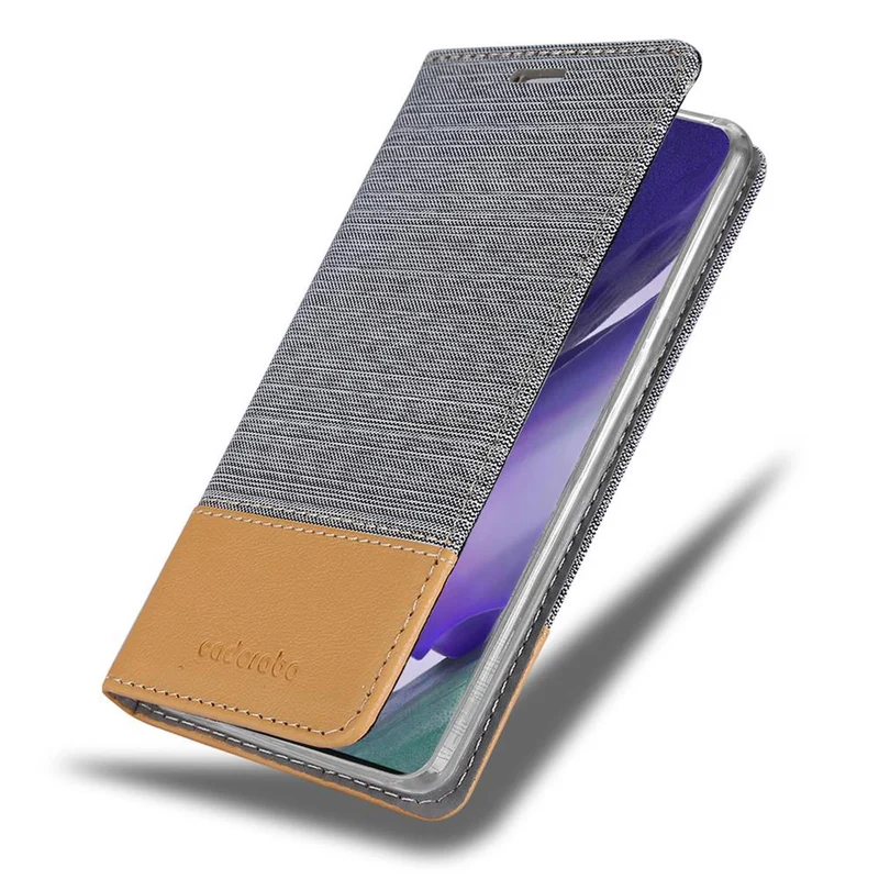 Cadorabo Hülle kompatibel mit Samsung Galaxy NOTE 20 PLUS Schutzhülle mit Magnetverschluss, Standfunktion und Kartenfach