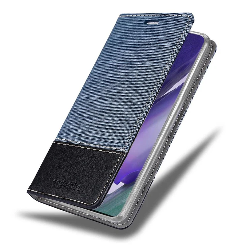 Cadorabo Hülle kompatibel mit Samsung Galaxy NOTE 20 PLUS Schutzhülle mit Magnetverschluss, Standfunktion und Kartenfach