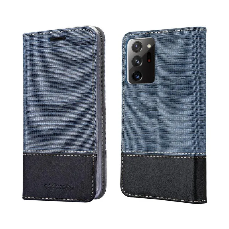 Cadorabo Hülle kompatibel mit Samsung Galaxy NOTE 20 PLUS Schutzhülle mit Magnetverschluss, Standfunktion und Kartenfach
