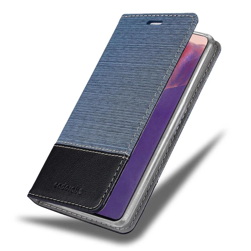 Cadorabo Hülle kompatibel mit Samsung Galaxy NOTE 20 Schutzhülle mit Magnetverschluss, Standfunktion und Kartenfach