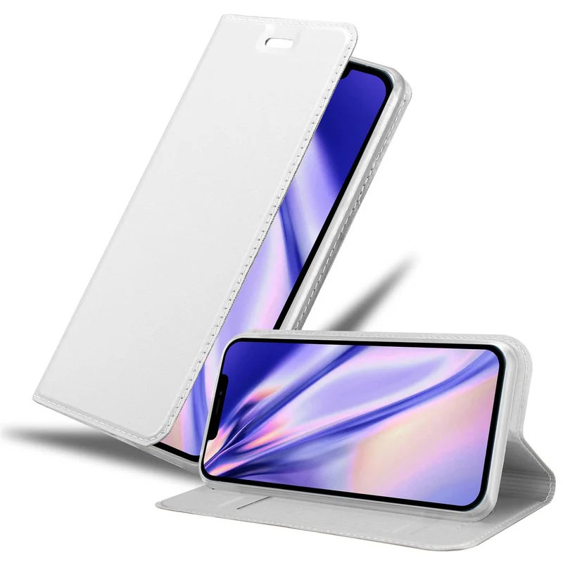 Cadorabo Hülle kompatibel mit Apple iPhone 12 / 12 PRO Schutzhülle mit Magnetverschluss, Standfunktion und Kartenfach