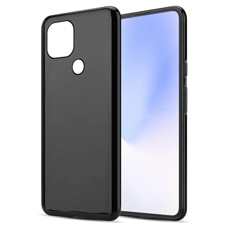 Cadorabo Hülle kompatibel mit Google PIXEL 5 XL Schutzhülle aus flexiblem TPU Silikon