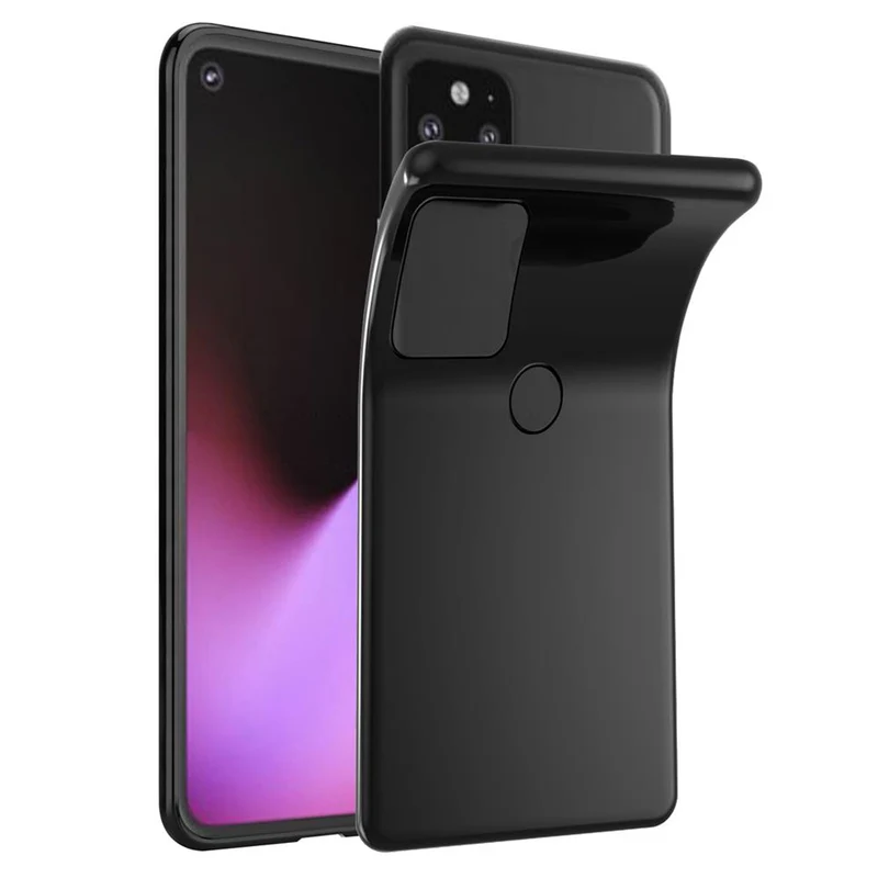 Cadorabo Hülle kompatibel mit Google PIXEL 5 Schutzhülle aus flexiblem TPU Silikon