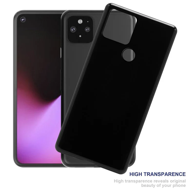 Cadorabo Hülle kompatibel mit Google PIXEL 5 Schutzhülle aus flexiblem TPU Silikon