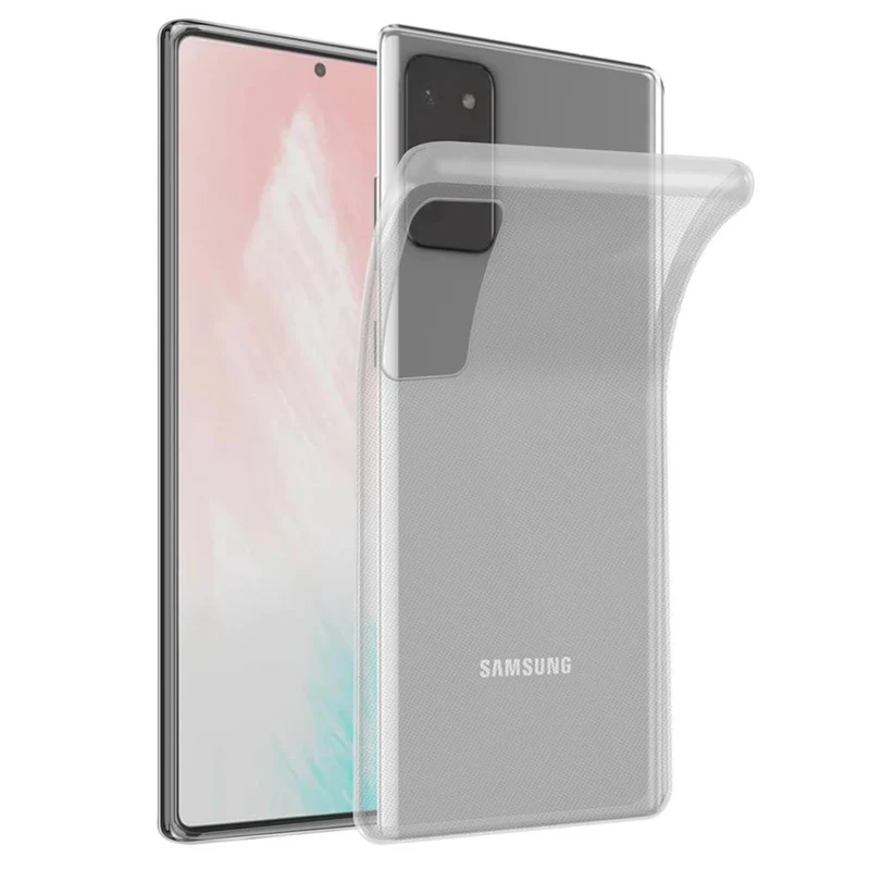Cadorabo Hülle kompatibel mit Samsung Galaxy NOTE 20 PLUS Schutzhülle aus flexiblem TPU Silikon