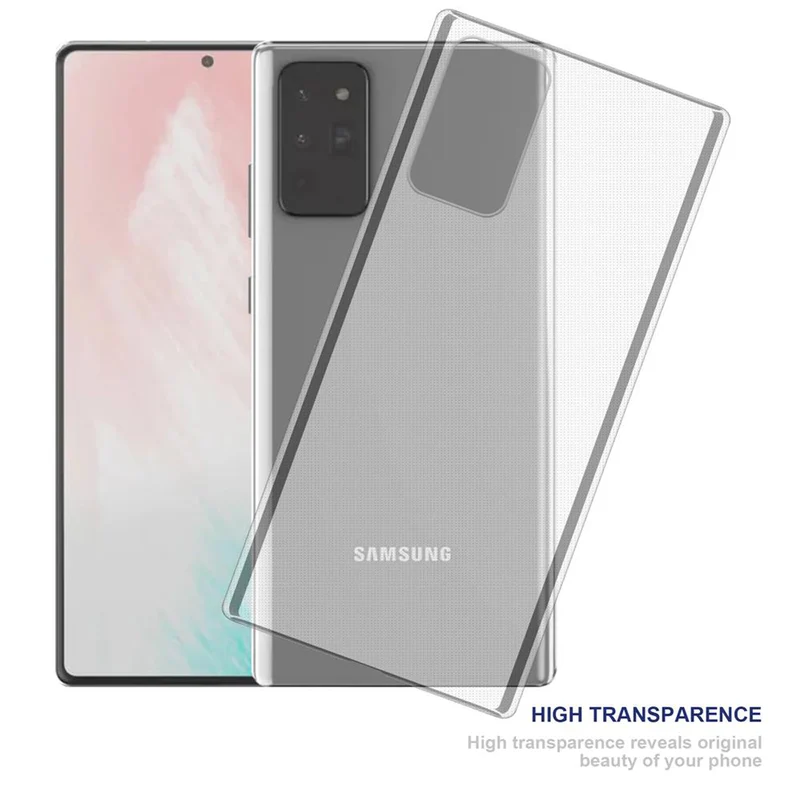 Cadorabo Hülle kompatibel mit Samsung Galaxy NOTE 20 PLUS Schutzhülle aus flexiblem TPU Silikon