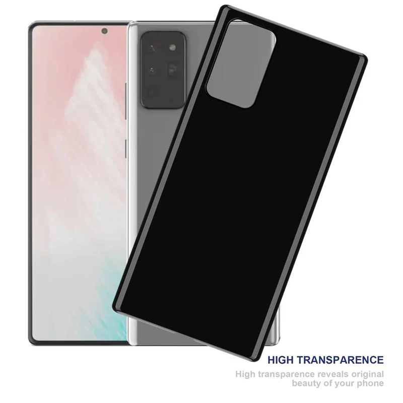 Cadorabo Hülle kompatibel mit Samsung Galaxy NOTE 20 PLUS Schutzhülle aus flexiblem TPU Silikon
