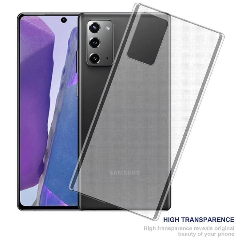 Cadorabo Hülle kompatibel mit Samsung Galaxy NOTE 20 Schutzhülle aus flexiblem TPU Silikon